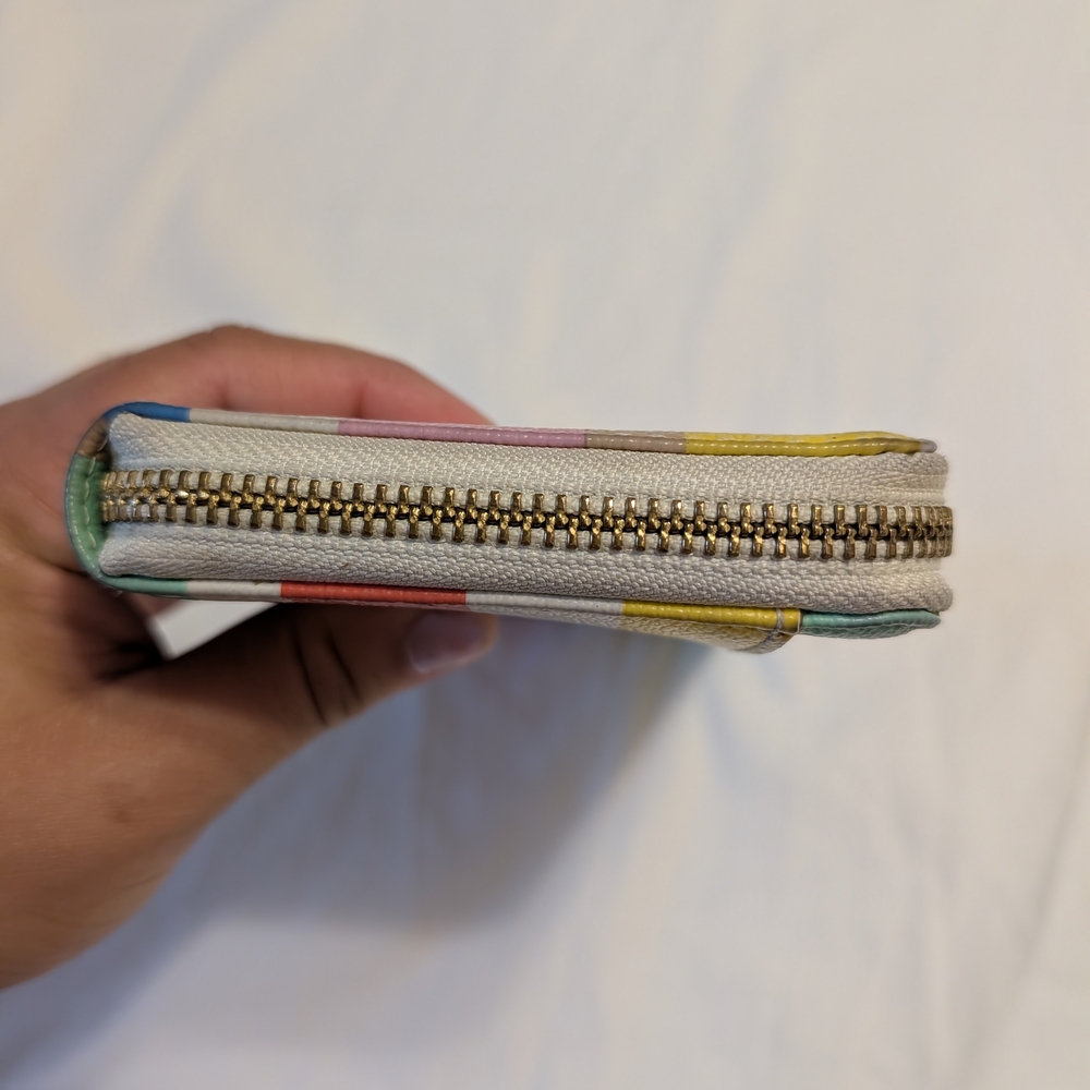 Colorful Striped Wallet - Picture 7 of 13